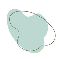 abstract modern blob shape