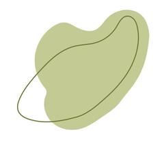 abstract modern blob shape