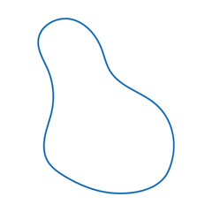 abstract modern line blob shape