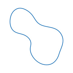 abstract modern line blob shape