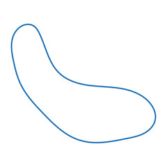 abstract modern line blob shape