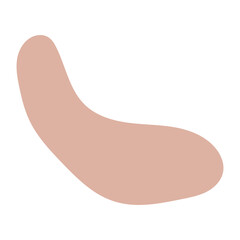 abstract modern blob shape background