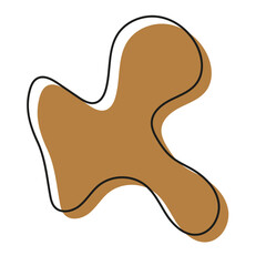 abstract modern blob shape background