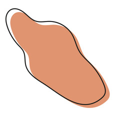 abstract modern blob shape background