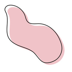 abstract modern blob shape background