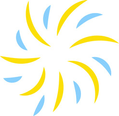 colorful fireworks bomb. new year full of fireworks