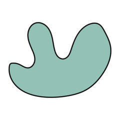 abstract modern blob shape background