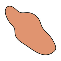 abstract modern blob shape background