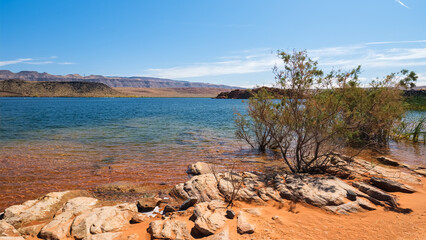 The natural beauty of Sand Hollow State Park in Utah