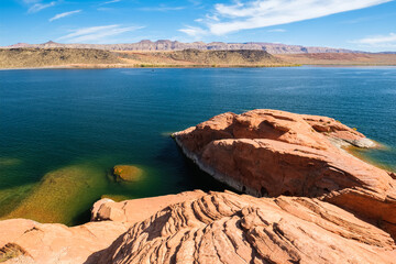 The natural beauty of Sand Hollow State Park in Utah - 529014417