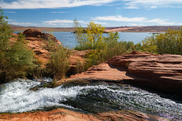 The natural beauty of Sand Hollow State Park in Utah - 529014432