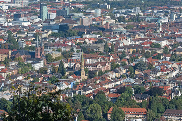 Obraz premium Blick auf Freiburg