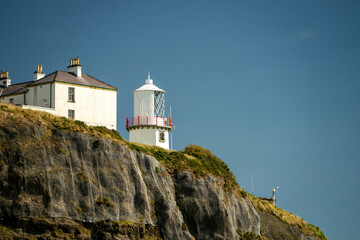 Fototapeta na wymiar Lighthouse on the Cliff