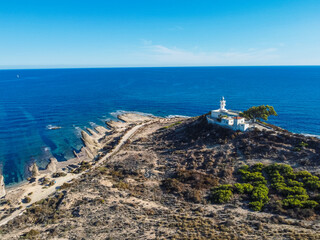 Alicante San Juan Cabo de las Huertas Faro Spain  Mediterranea sea