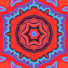 Fototapeta na wymiar Background psychedelic geometric illustration abstract liquid 