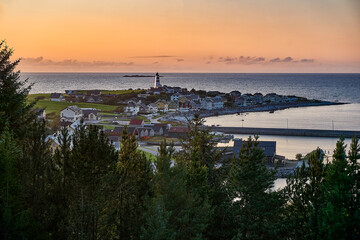 Fototapeta premium Alnes on Godøy, Sunnmøre, Møre og Romsdal, Norway.