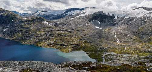 Geiranger, Dalsnibba, Sunnmøre, Stryn, Stranda, Møre og Romsdal, Norway.
