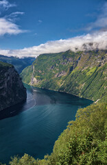 Geiranger, Dalsnibba, Sunnmøre, Stryn, Stranda, Møre og Romsdal, Norway.