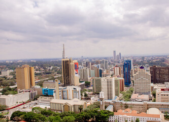 Fototapeta na wymiar Nairobi ,the capital city of Kenya .one of the most growing city with very tall buildings