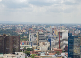 Fototapeta na wymiar Nairobi ,the capital city of Kenya .one of the most growing city with very tall buildings