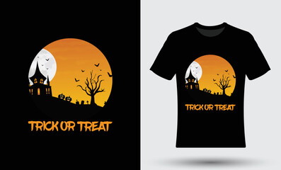 Halloween t shirt design template. Halloween party t shirt design