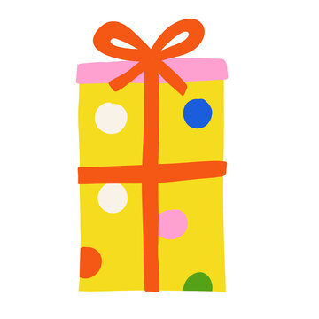 Gift birthday celebrations illustration