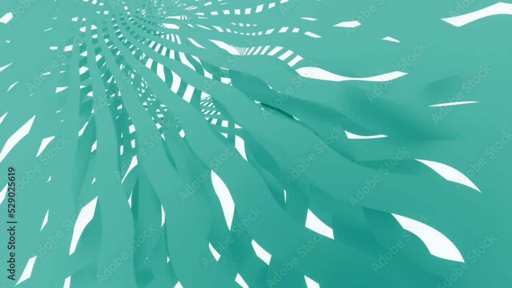 Aufkleber green and purple pattern. design.a white background on which bright lines waver in animation in diff