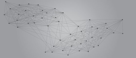Network illustration concept