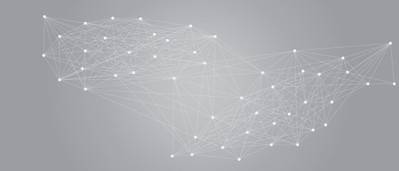 Network illustration concept