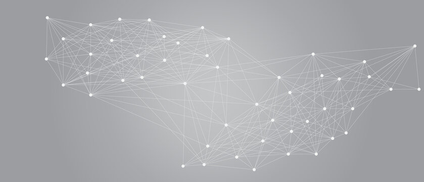 Network illustration concept