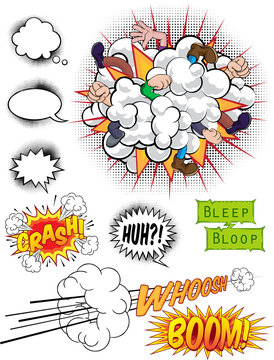Comic Book Pop Art Graphics