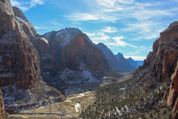 view from the top of the mountain