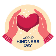 World Kindness Day Concept Hand Drawn Illustration