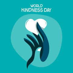 World Kindness Day Concept Hand Drawn Illustration
