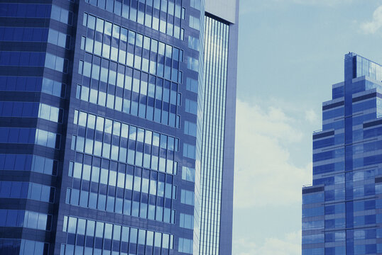 Facade of a skyscraper