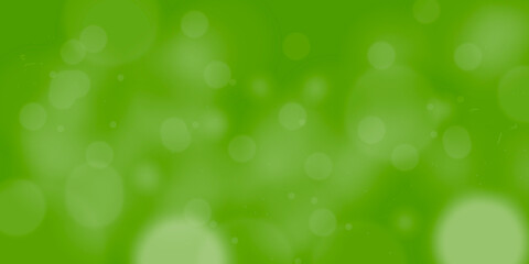 green bokeh background