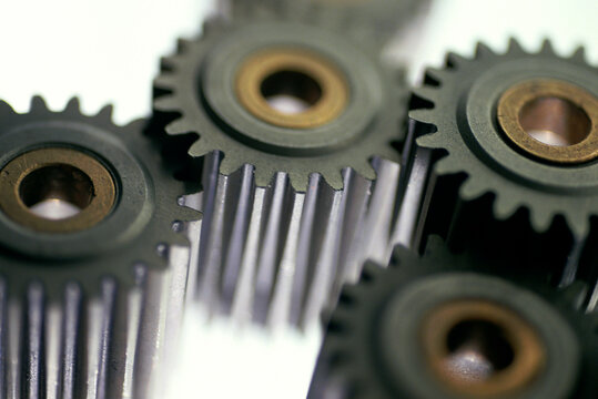Close-up of gears
