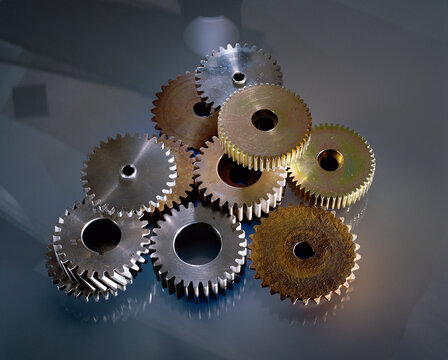 Close-up of gears