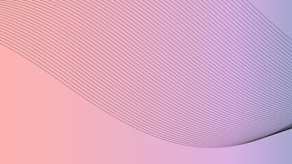 Web abstract wavy background, pastel, pink, black. for banners, wallpapers, brochures, landing page.