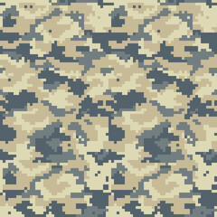 
Abstract digital camouflage, military clothing texture, seamless vector pattern.