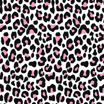 
Leopard skin pattern vector texture seamless print for textile. fashion design