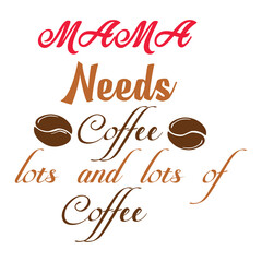 Coffee Vectors T-Shirt Design Graphic illustration