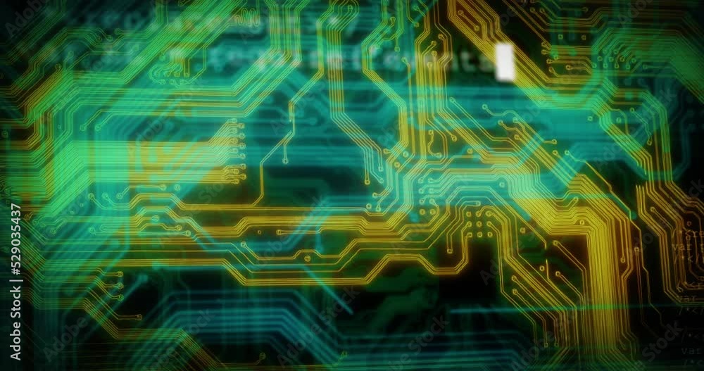 Aufkleber Technology, big data server and fintech coding cybersecurity, digital future analytics and crypto computer. Software, hacker and blockchain database with digital transformation network pattern