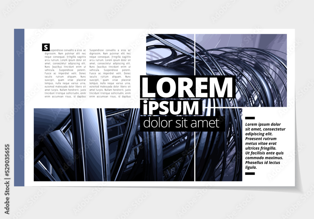 Canvas Prints elegant layout for business presentation with technology and science background, vector illustartion