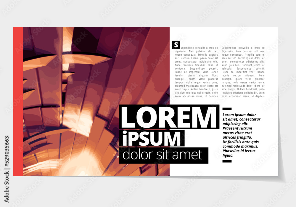 Canvas Prints elegant layout for business presentation with technology and science background, vector illustartion