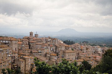 Fototapeta na wymiar view of the city europe italian village mountain landscape