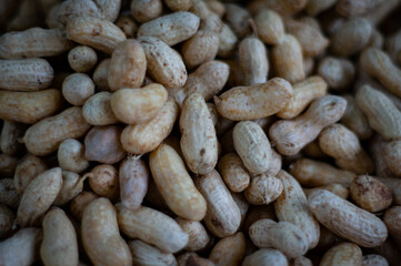 close up of peanuts