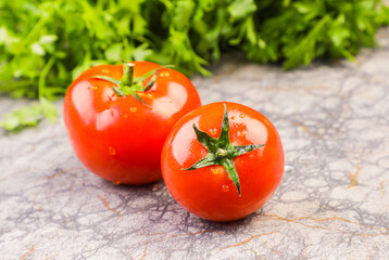 Fresh Organic Tomato Stock Photo