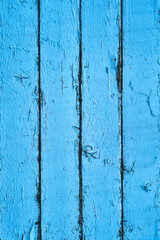 Old painted wood with weathered paint. High quality photo