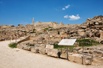 The ruins of the Temple of Apollo on the Greek island of Aegina.